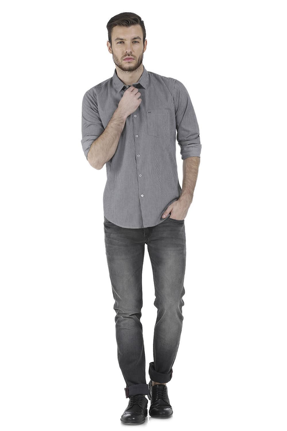 BASICS SLIM FIT SHIRT