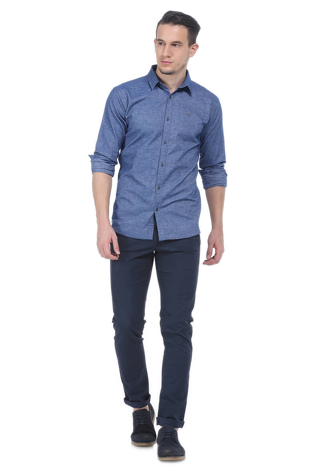 BASICS SLIM FIT OXFORD SHIRT