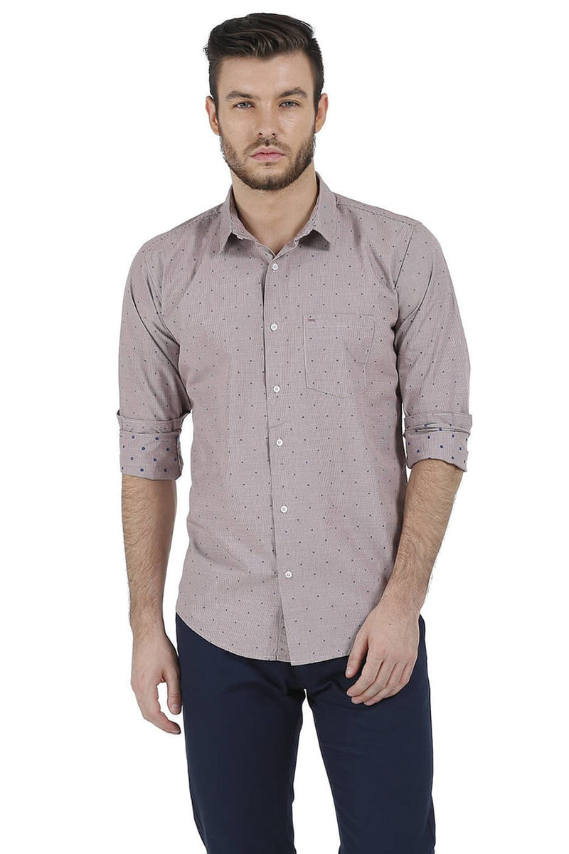 BASICS SLIM FIT CHECKS SHIRT