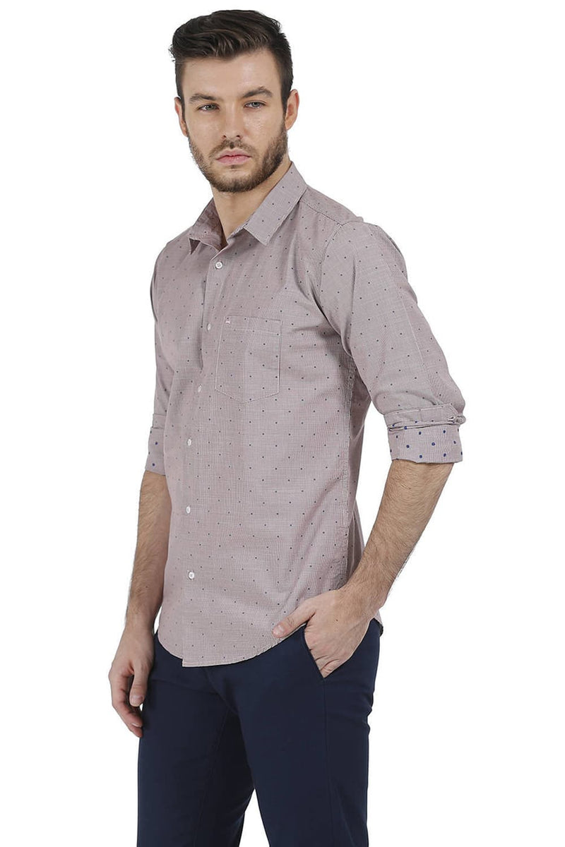 BASICS SLIM FIT CHECKS SHIRT