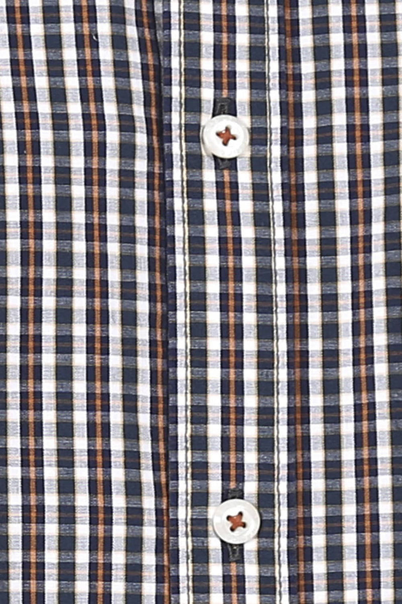 BASICS SLIM FIT CHECKS SHIRT