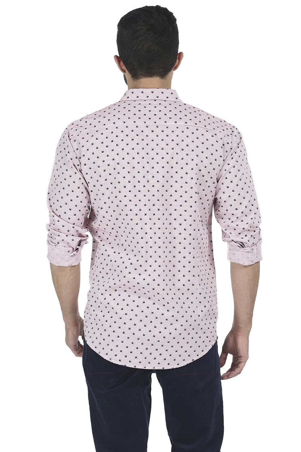 BASICS SLIM FIT PRINTED SHIRT