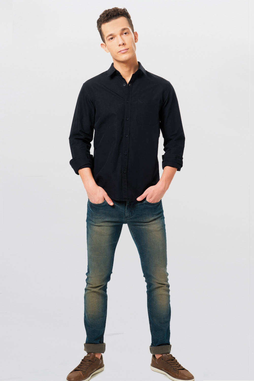 BASICS SLIM FIT SHIRT