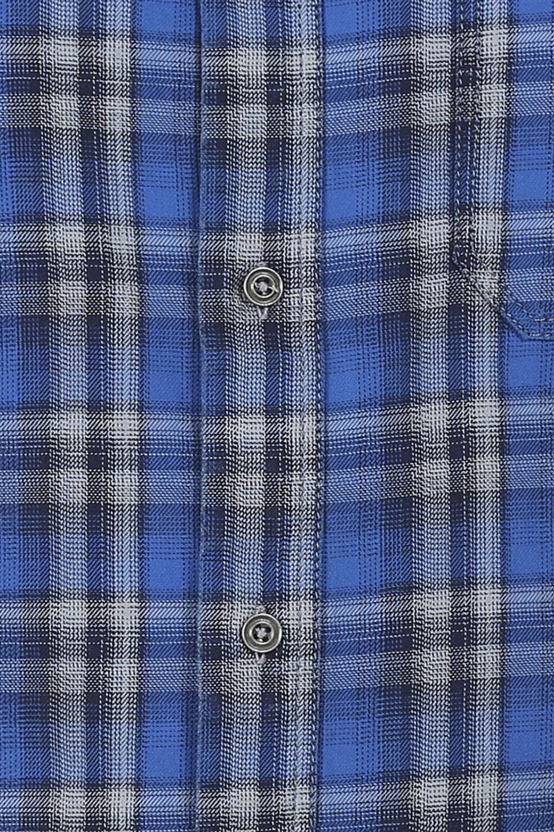 BASICS SLIM FIT CHECKS SHIRT