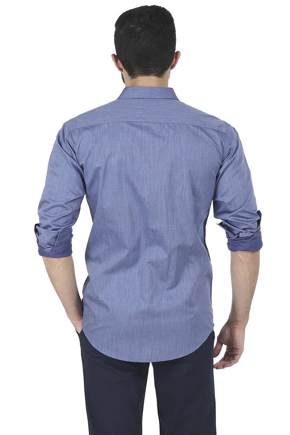 BASICS SLIM FIT TWILL SHIRT