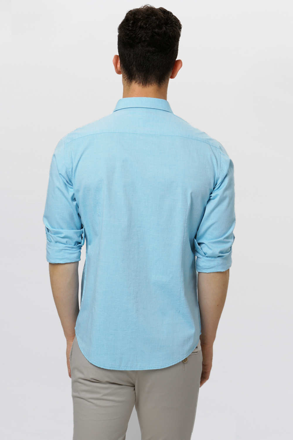 BASICS SLIM FIT OXFORD SHIRT