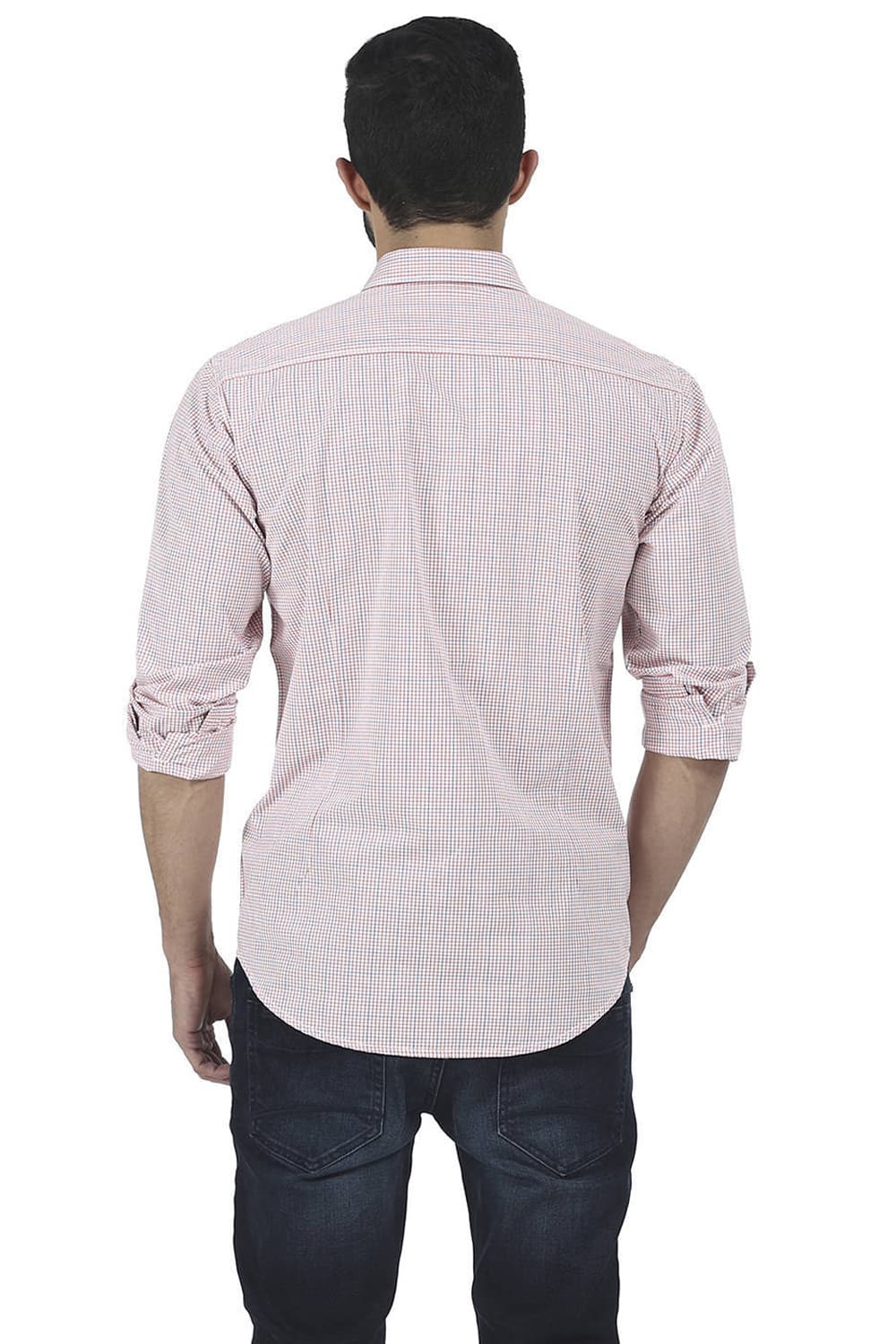 BASICS SLIM FIT CHECKS SHIRT