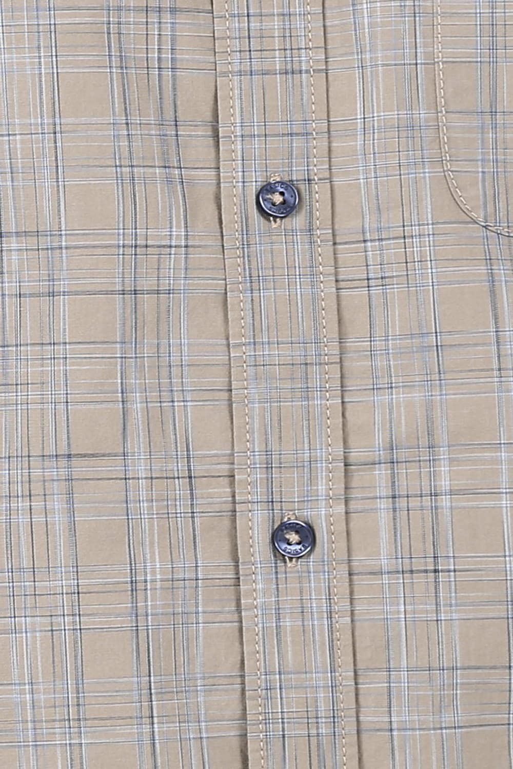 BASICS SLIM FIT CHECKS SHIRT