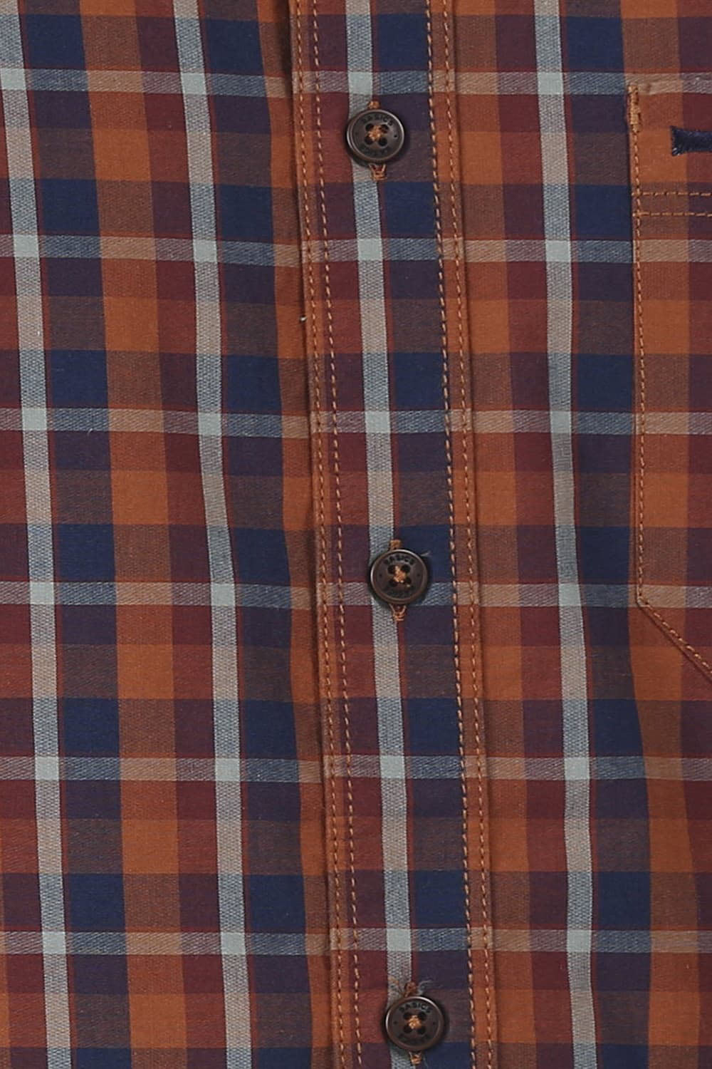 BASICS SLIM FIT CHECKS SHIRT