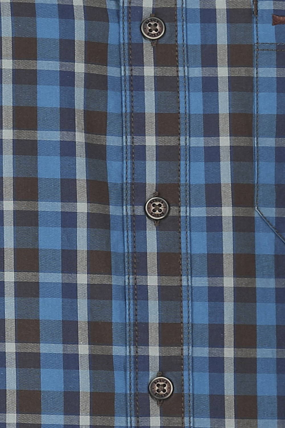 BASICS SLIM FIT CHECKS SHIRT