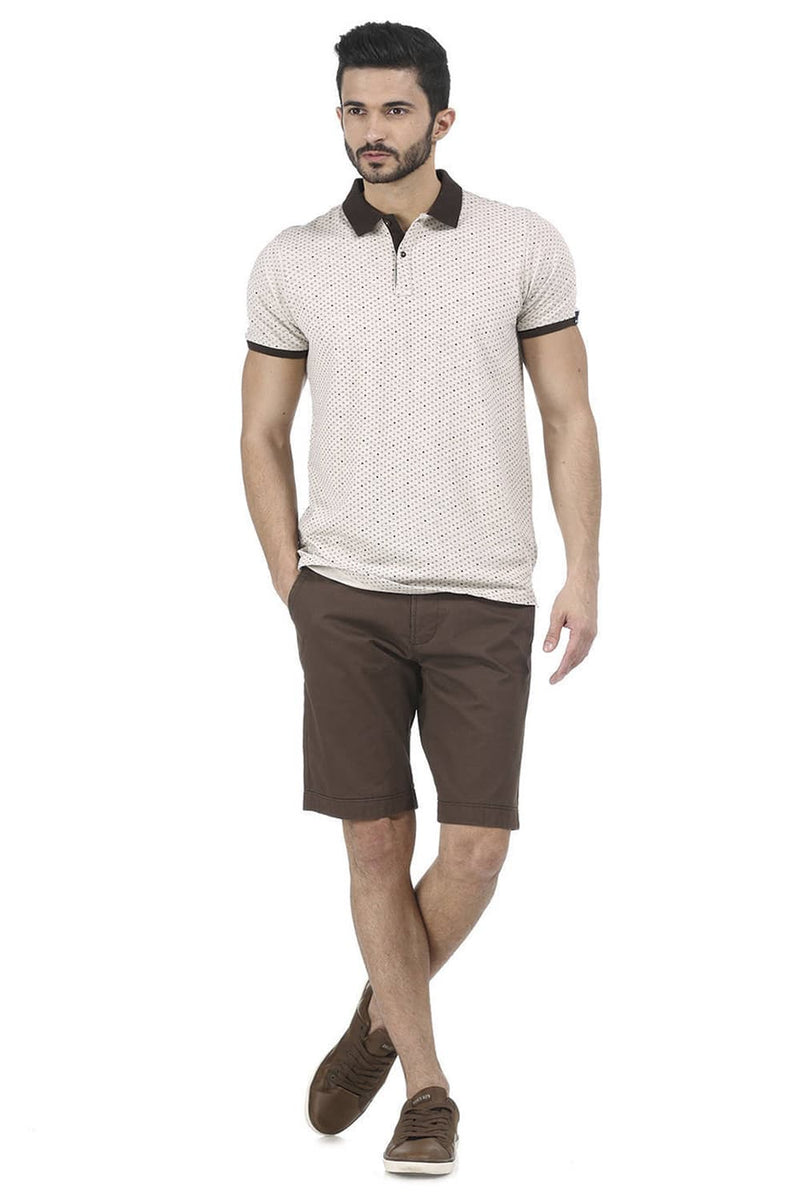 BASICS COMFORT FIT STRUCTURE SHORTS