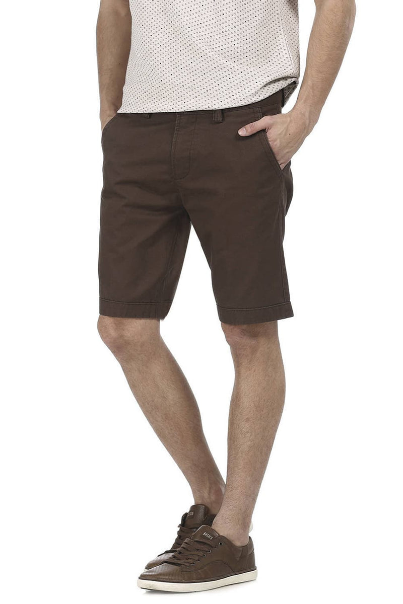 BASICS COMFORT FIT STRUCTURE SHORTS