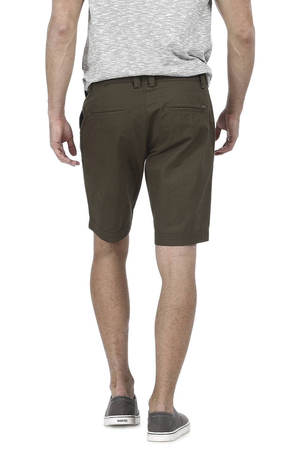 BASICS COMFORT FIT STRUCTURE SHORTS