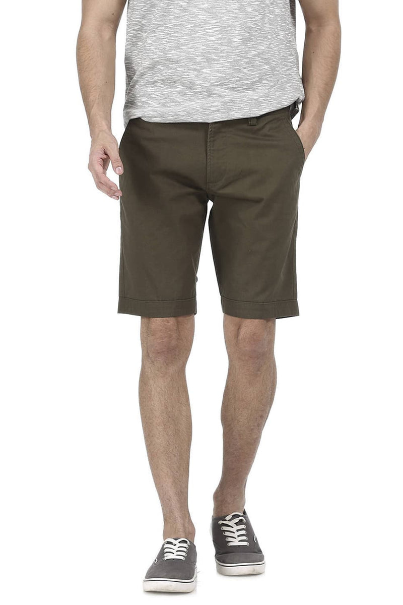 BASICS COMFORT FIT STRUCTURE SHORTS