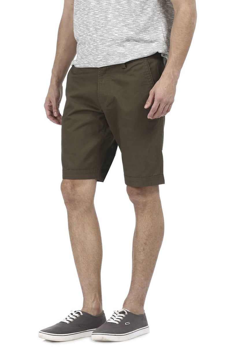 BASICS COMFORT FIT STRUCTURE SHORTS