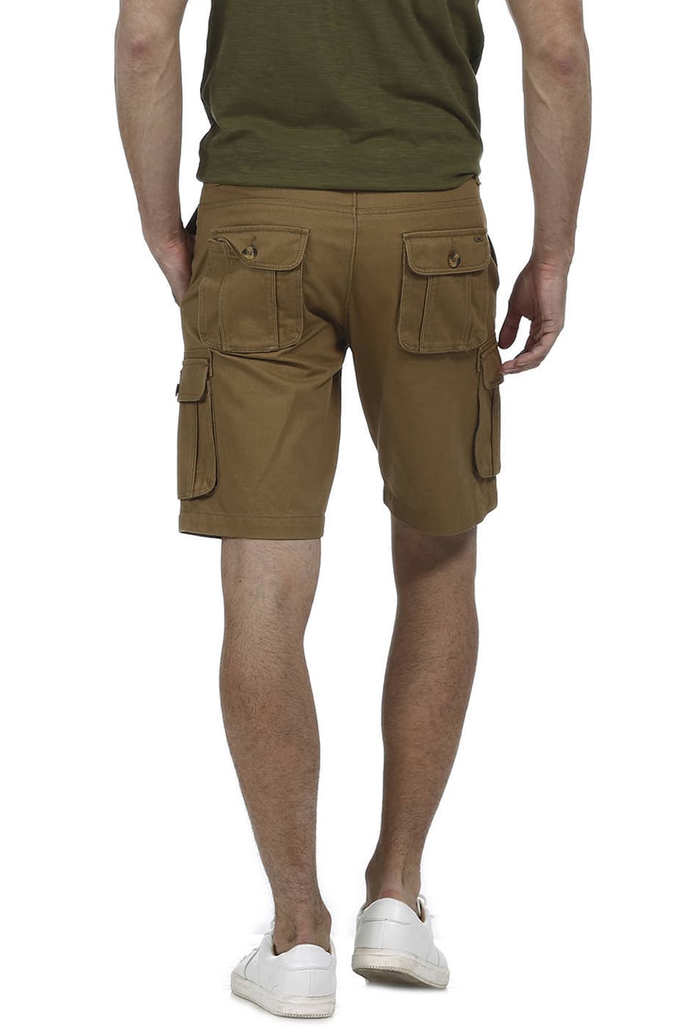 BASICS COMFORT FIT 6 POCKET CARGO SHORTS