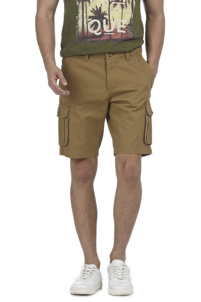 BASICS COMFORT FIT 6 POCKET CARGO SHORTS