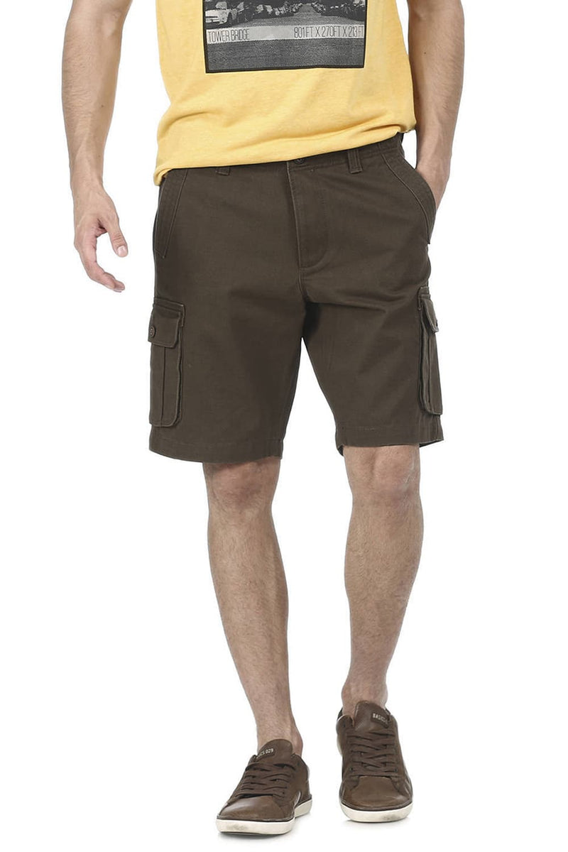 BASICS COMFORT FIT 6 POCKET CARGO SHORTS