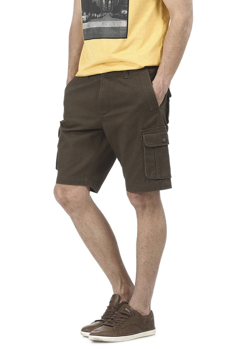 BASICS COMFORT FIT 6 POCKET CARGO SHORTS