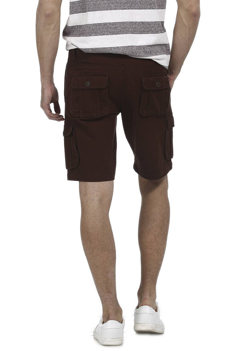 BASICS COMFORT FIT 6 POCKET CARGO SHORTS