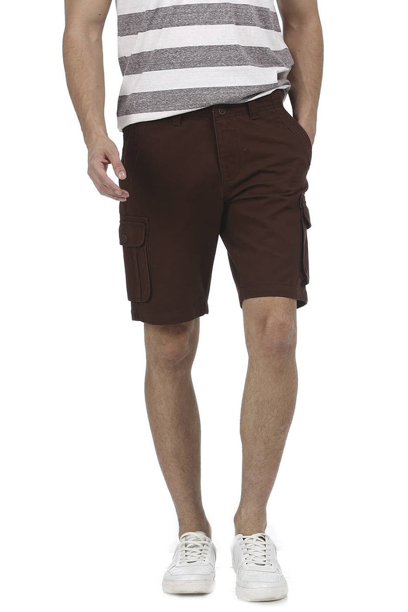 BASICS COMFORT FIT 6 POCKET CARGO SHORTS