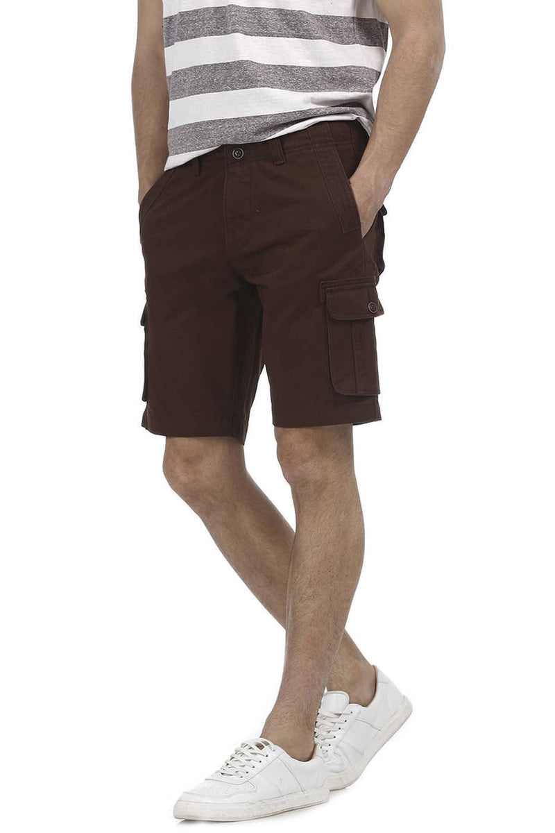 BASICS COMFORT FIT 6 POCKET CARGO SHORTS