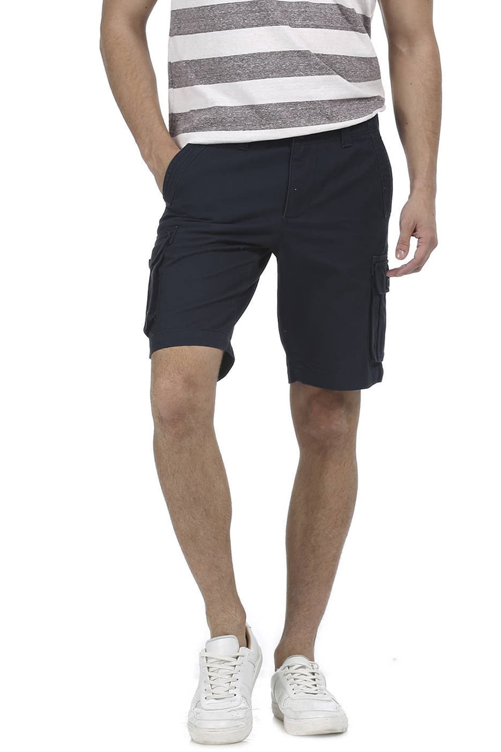 BASICS COMFORT FIT 6 POCKET CARGO SHORTS