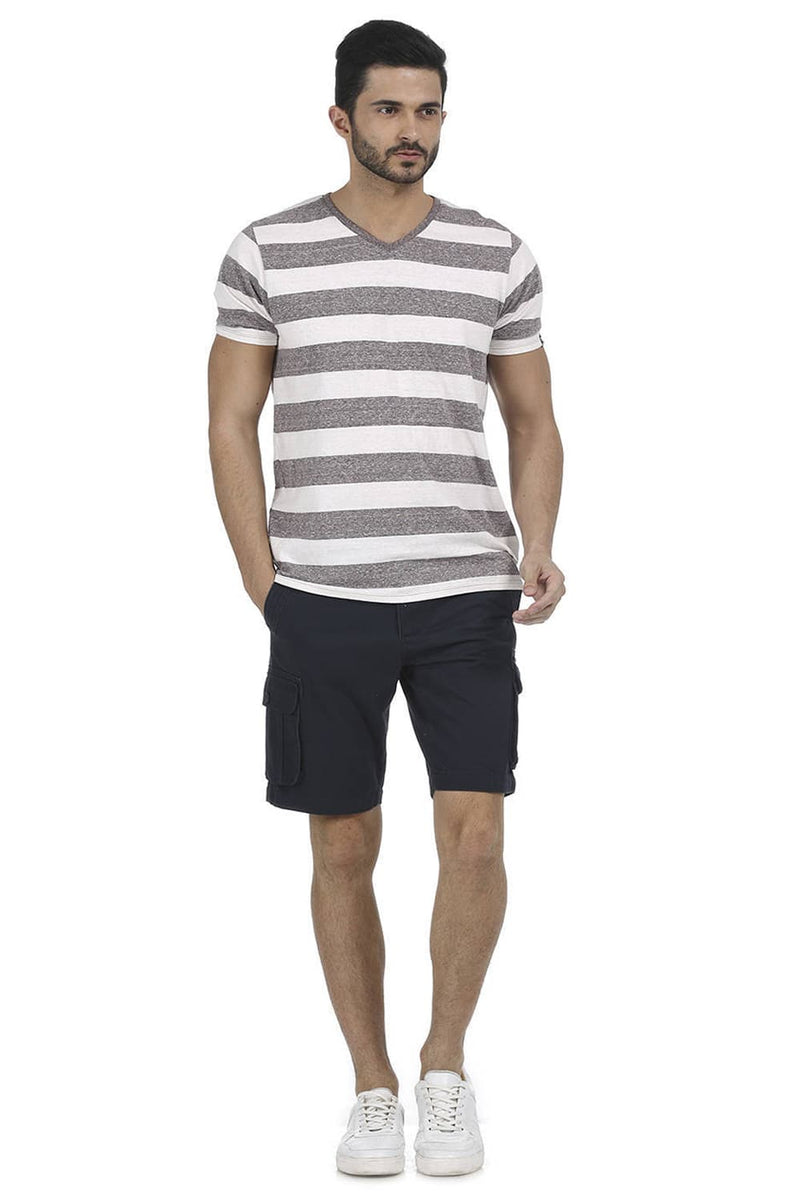 BASICS COMFORT FIT 6 POCKET CARGO SHORTS