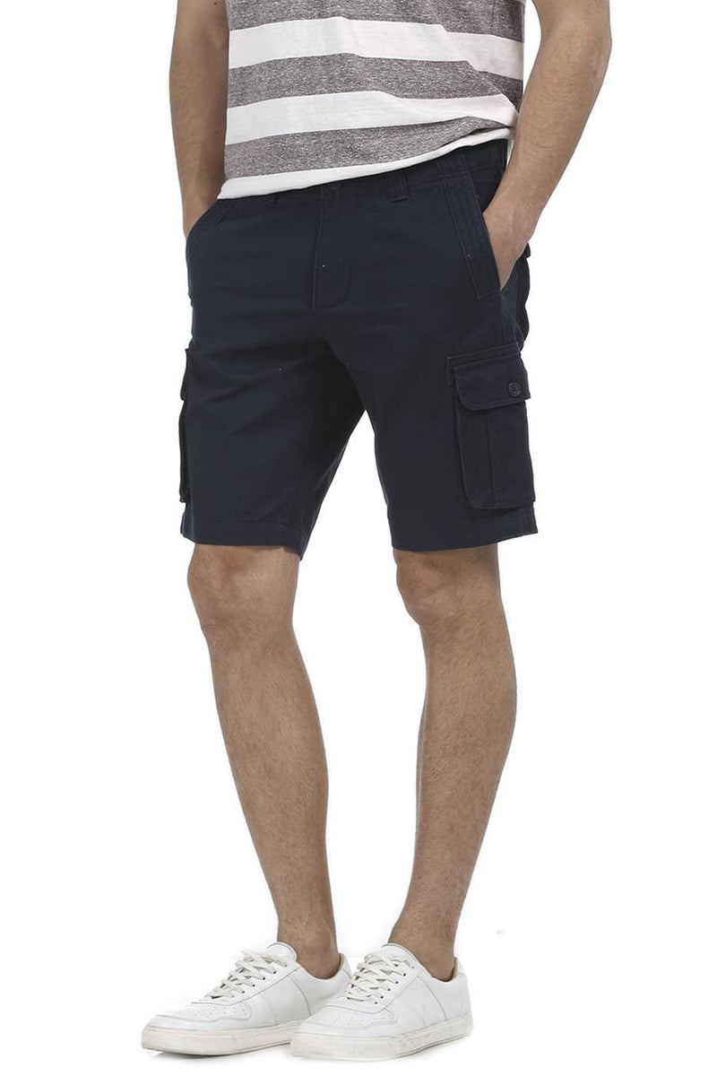 BASICS COMFORT FIT 6 POCKET CARGO SHORTS