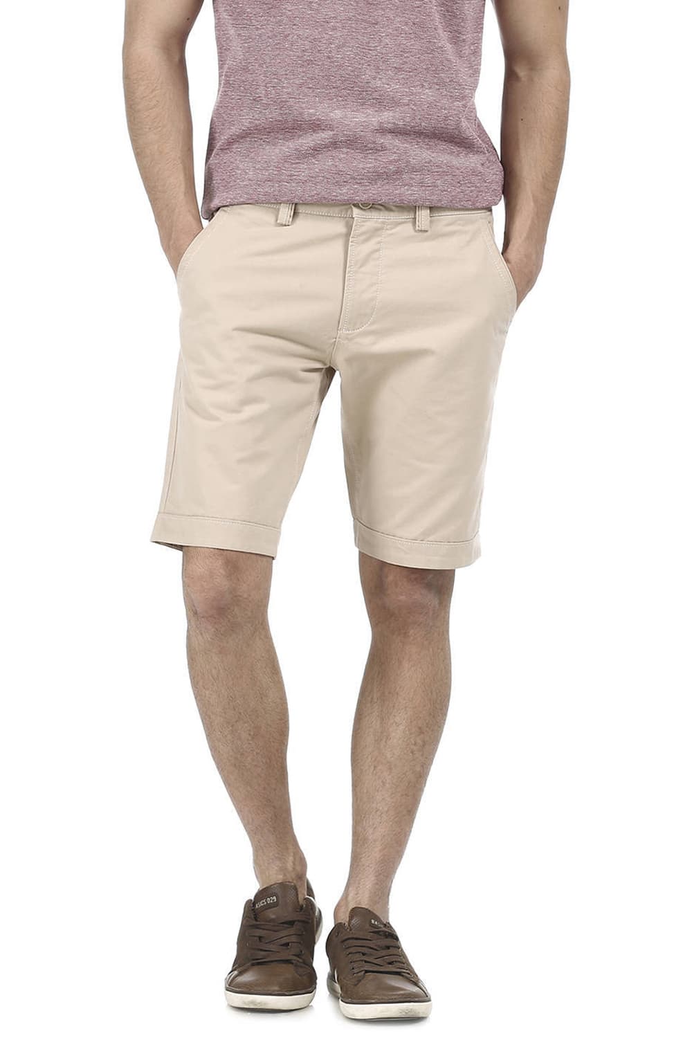 BASICS COMFORT FIT TWILL SHORTS