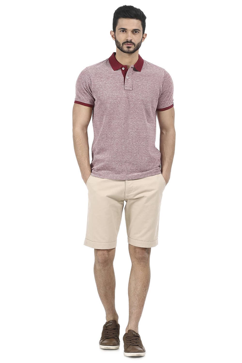 BASICS COMFORT FIT TWILL SHORTS