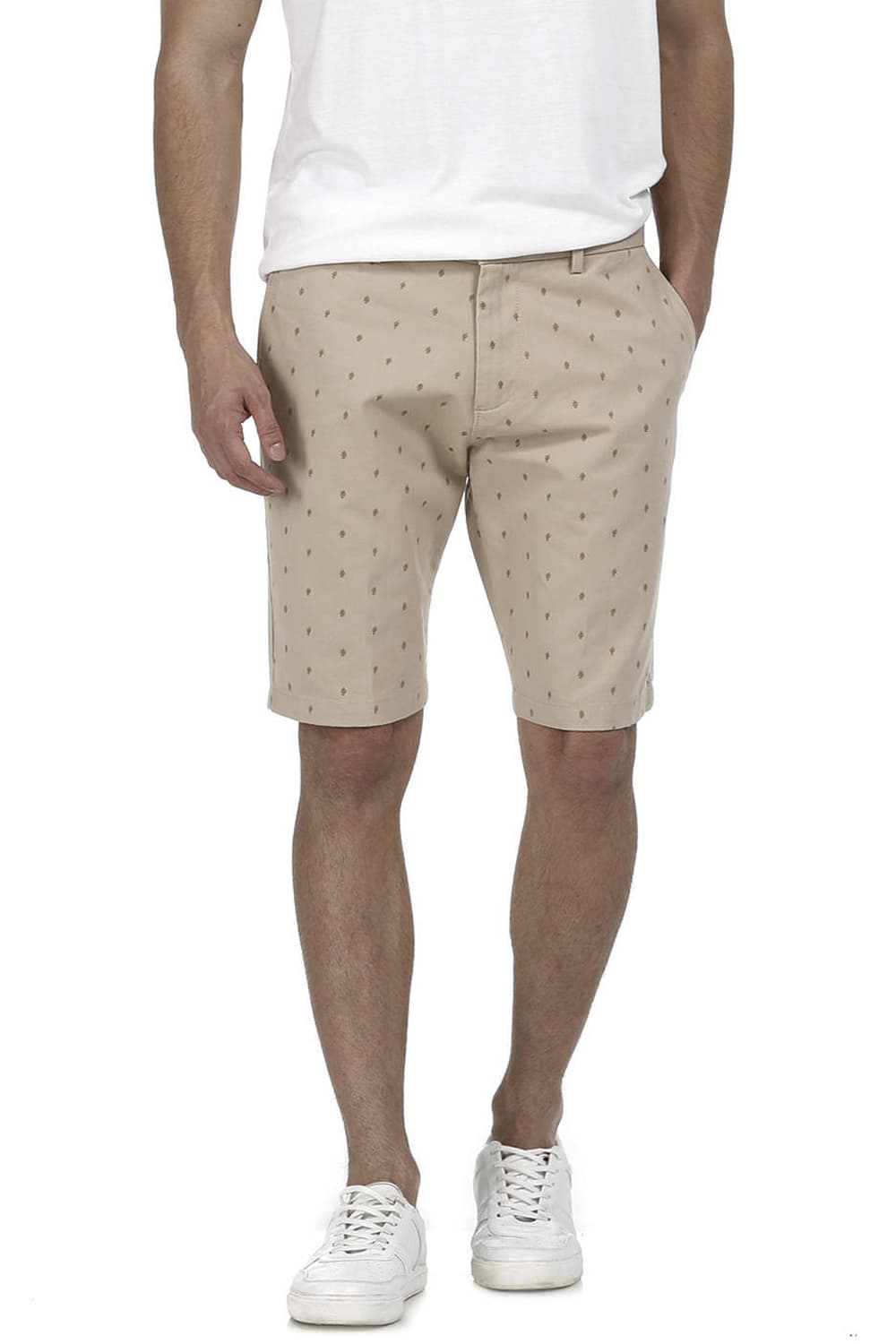 BASICS COMFORT FIT PRINTED SHORTS