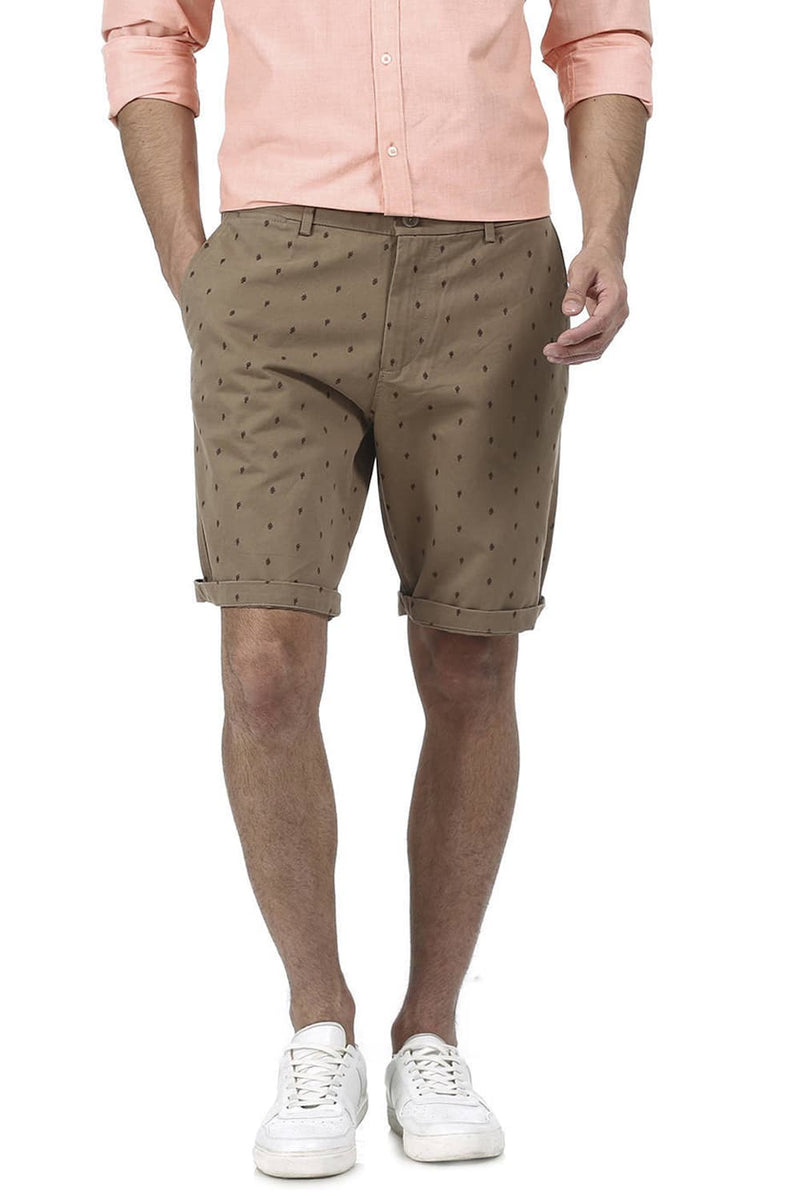 BASICS COMFORT FIT PRINTED SHORTS