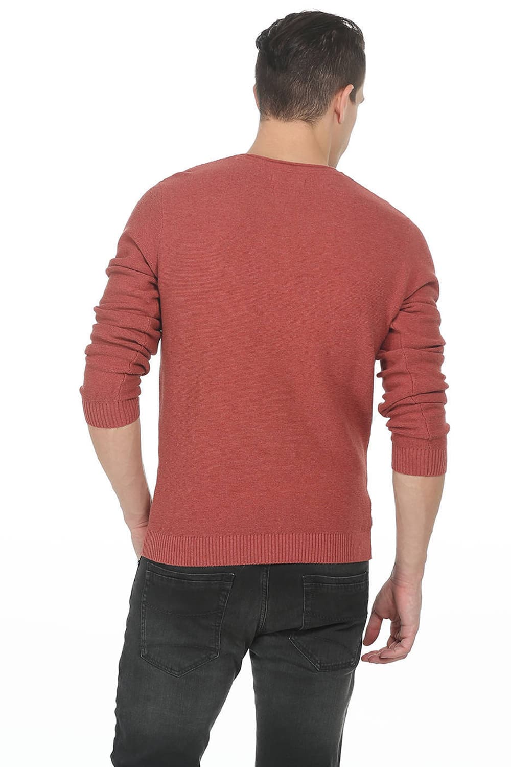 BASICS COMFORT FIT MENS ROLL NECK SWEATER