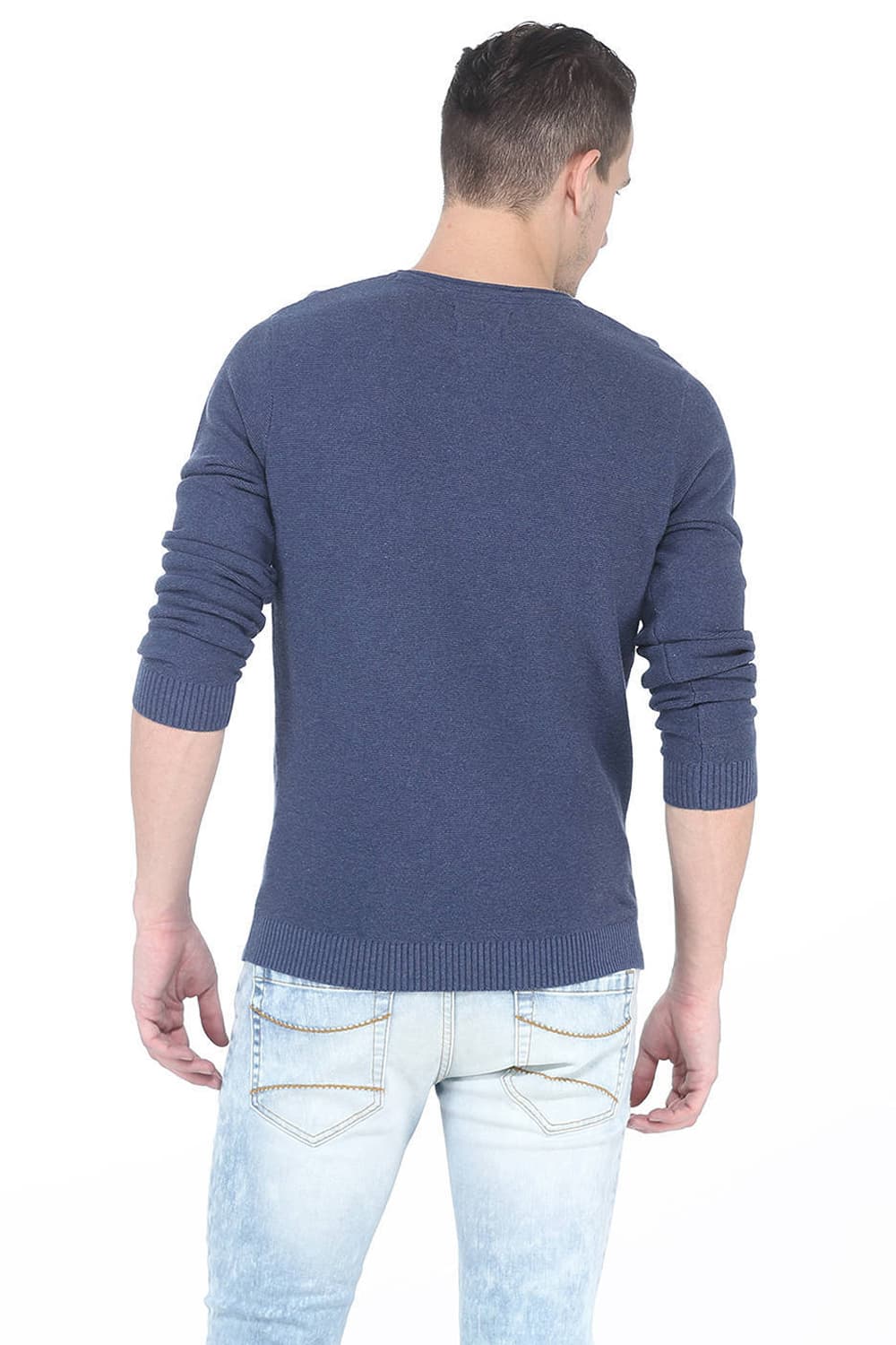 BASICS COMFORT FIT MENS ROLL NECK SWEATER