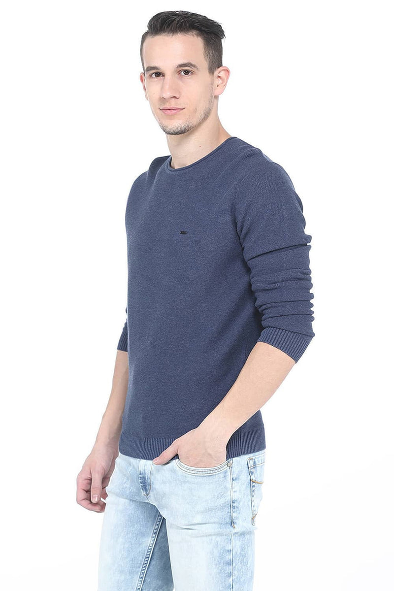 BASICS COMFORT FIT MENS ROLL NECK SWEATER