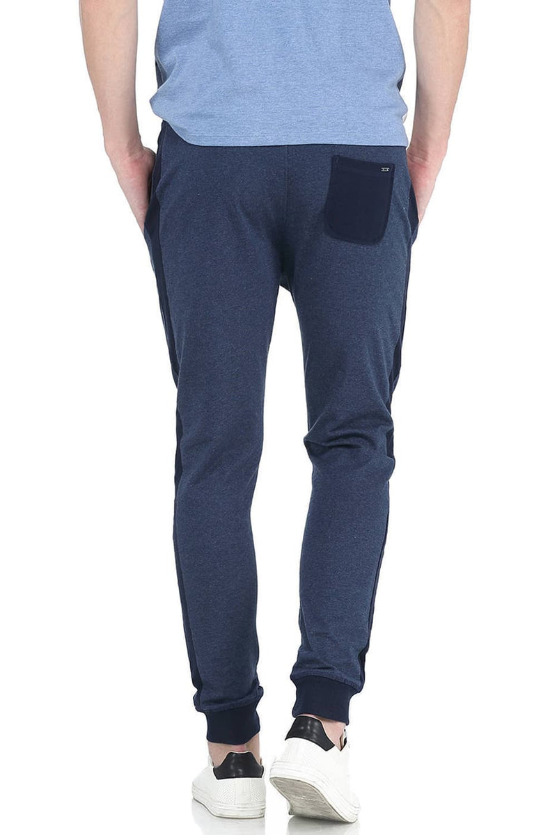 BASICS JOGGER FIT NAVY TRACK PANT