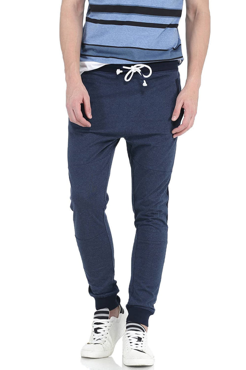 BASICS JOGGER FIT NAVY TRACK PANT