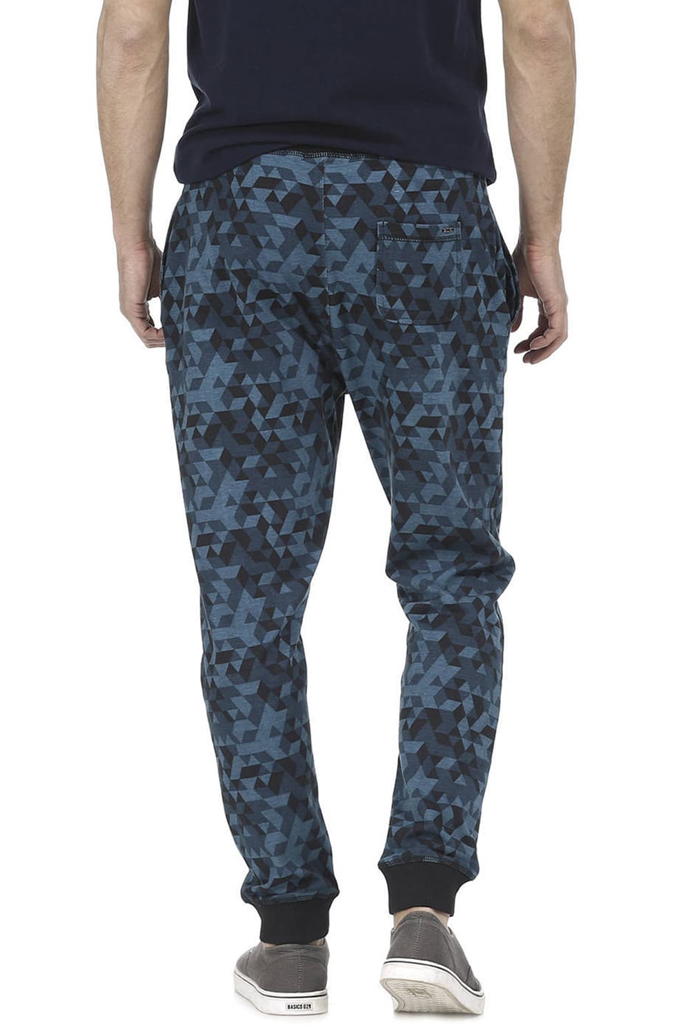 BASICS JOGGER FIT PRINTED TRACK PANT