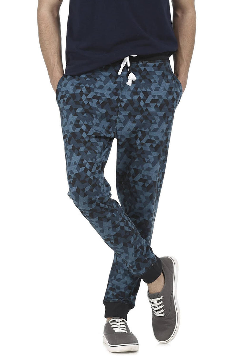 BASICS JOGGER FIT PRINTED TRACK PANT