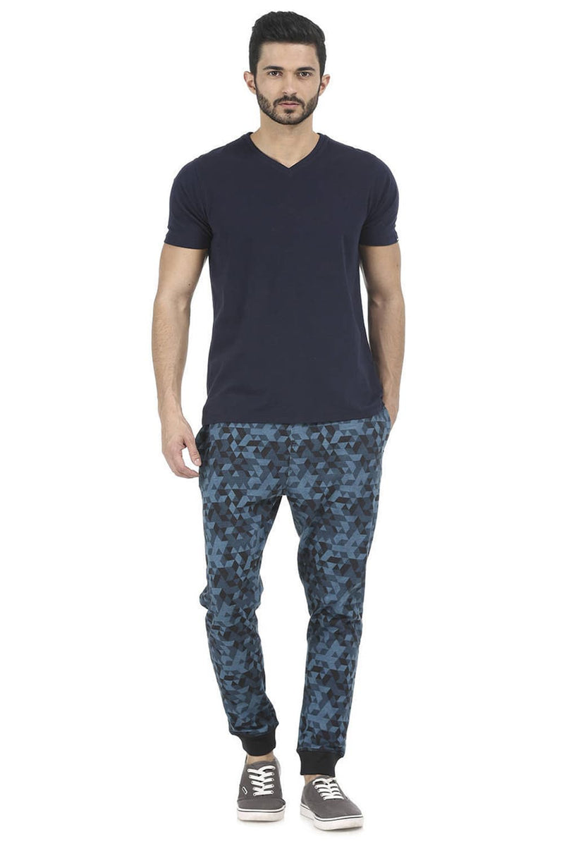 BASICS JOGGER FIT PRINTED TRACK PANT