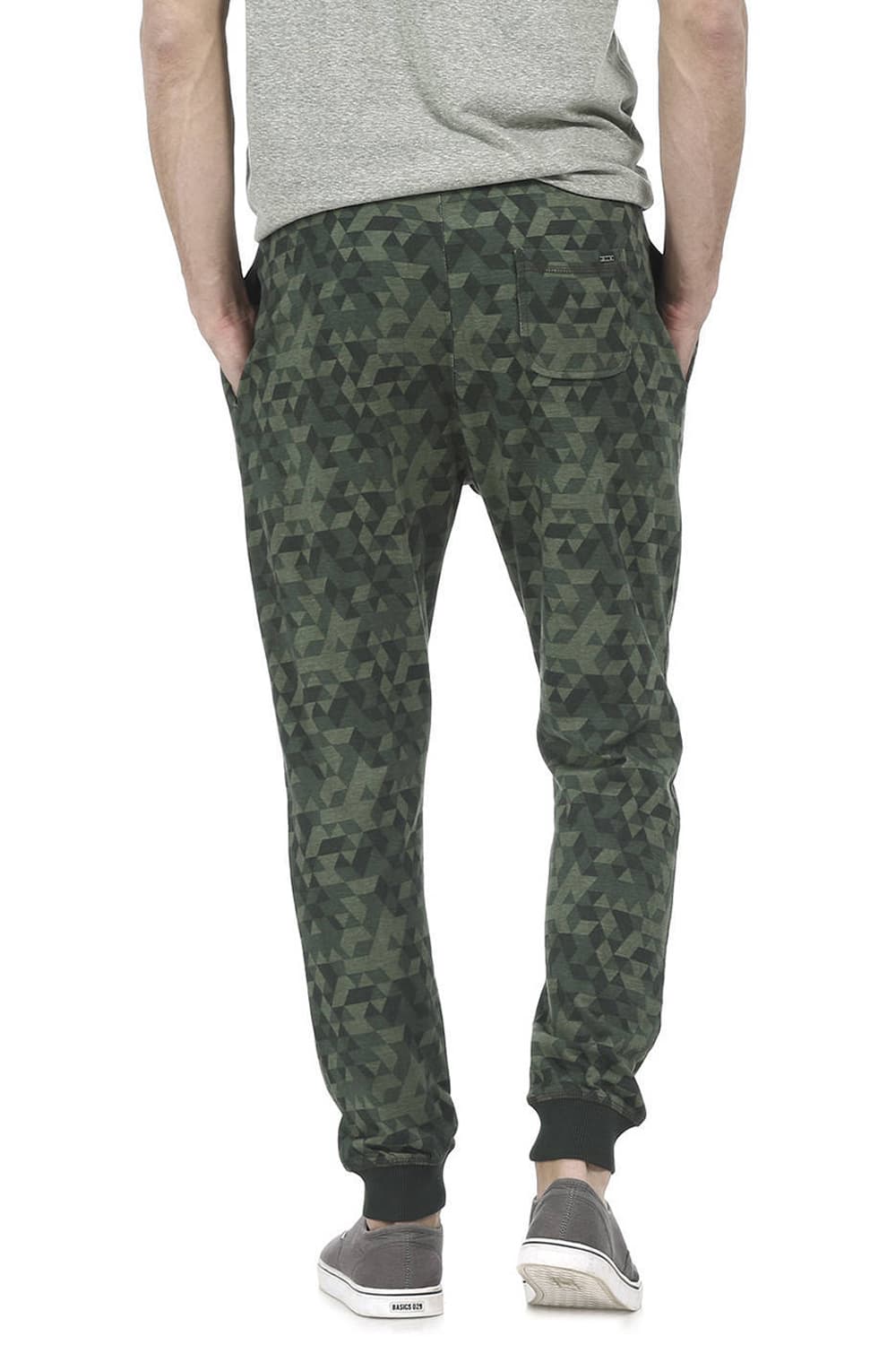 BASICS JOGGER FIT PRINTED TRACK PANT