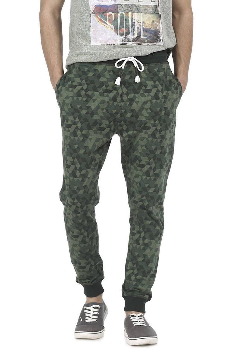 BASICS JOGGER FIT PRINTED TRACK PANT