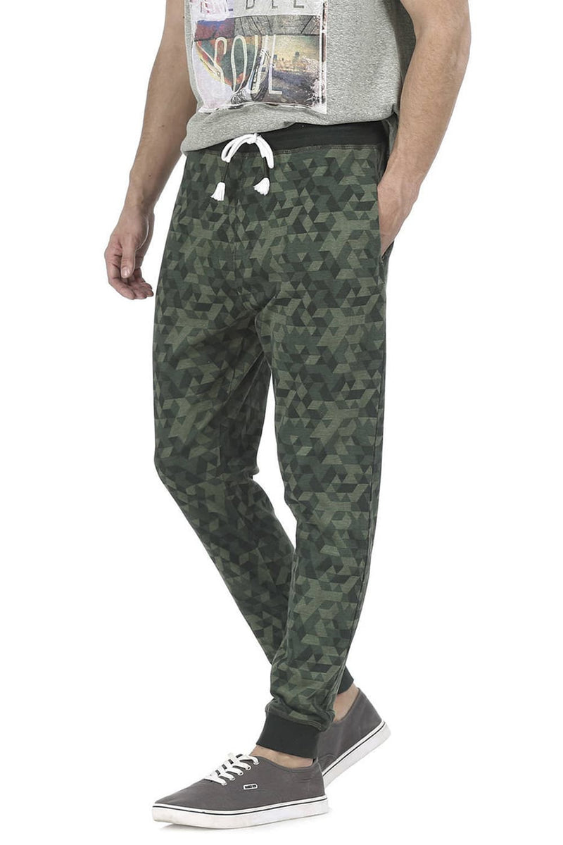 BASICS JOGGER FIT PRINTED TRACK PANT