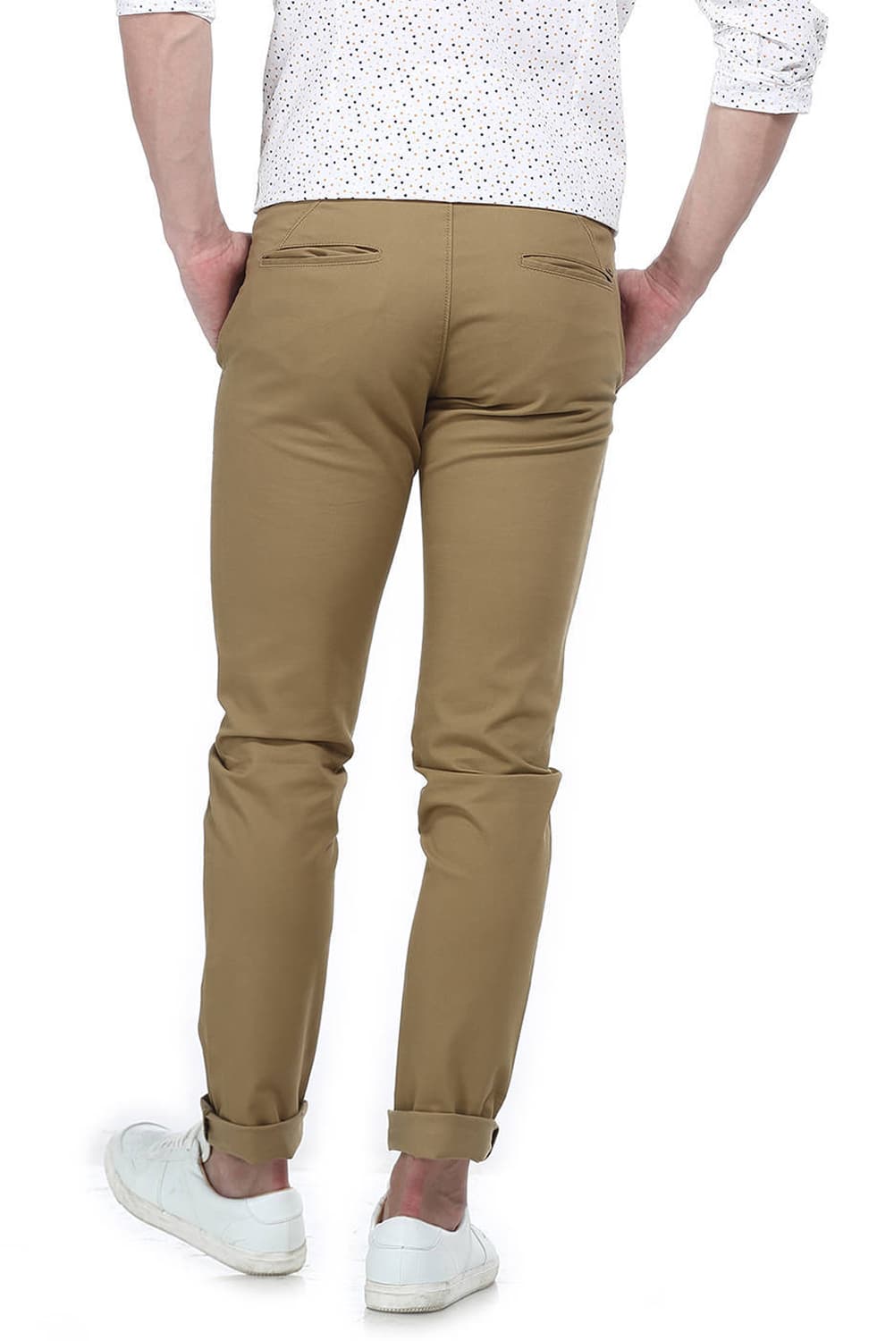 BASICS TAPERED FIT STRUCTURE TROUSER