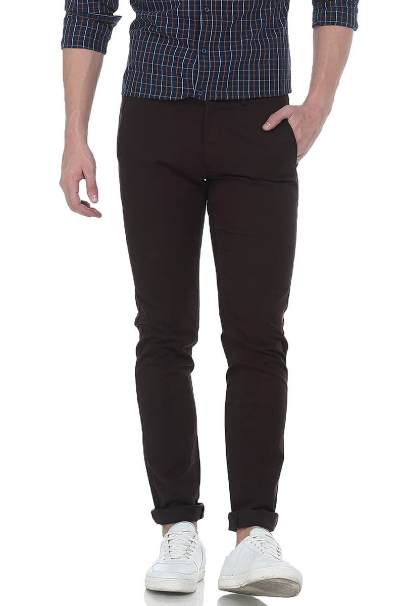 BASICS TAPERED FIT STRUCTURE TROUSER