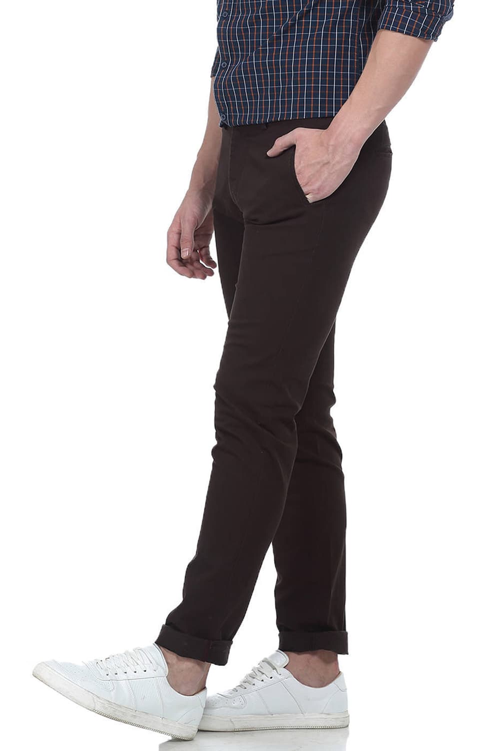 BASICS TAPERED FIT STRUCTURE TROUSER