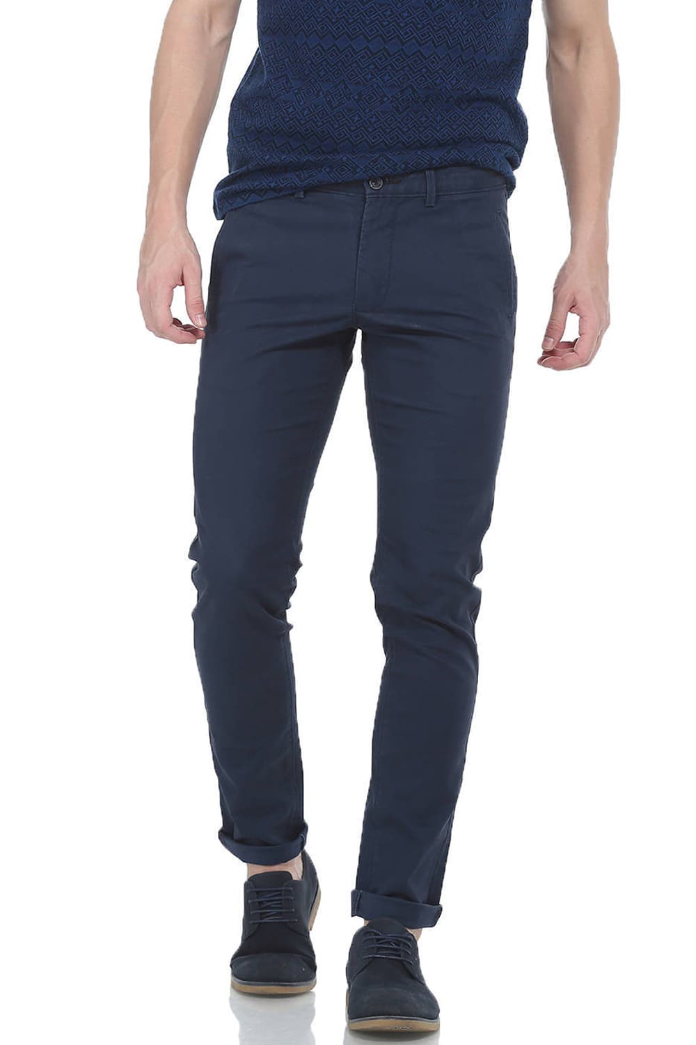 BASICS TAPERED FIT STRUCTURE TROUSER