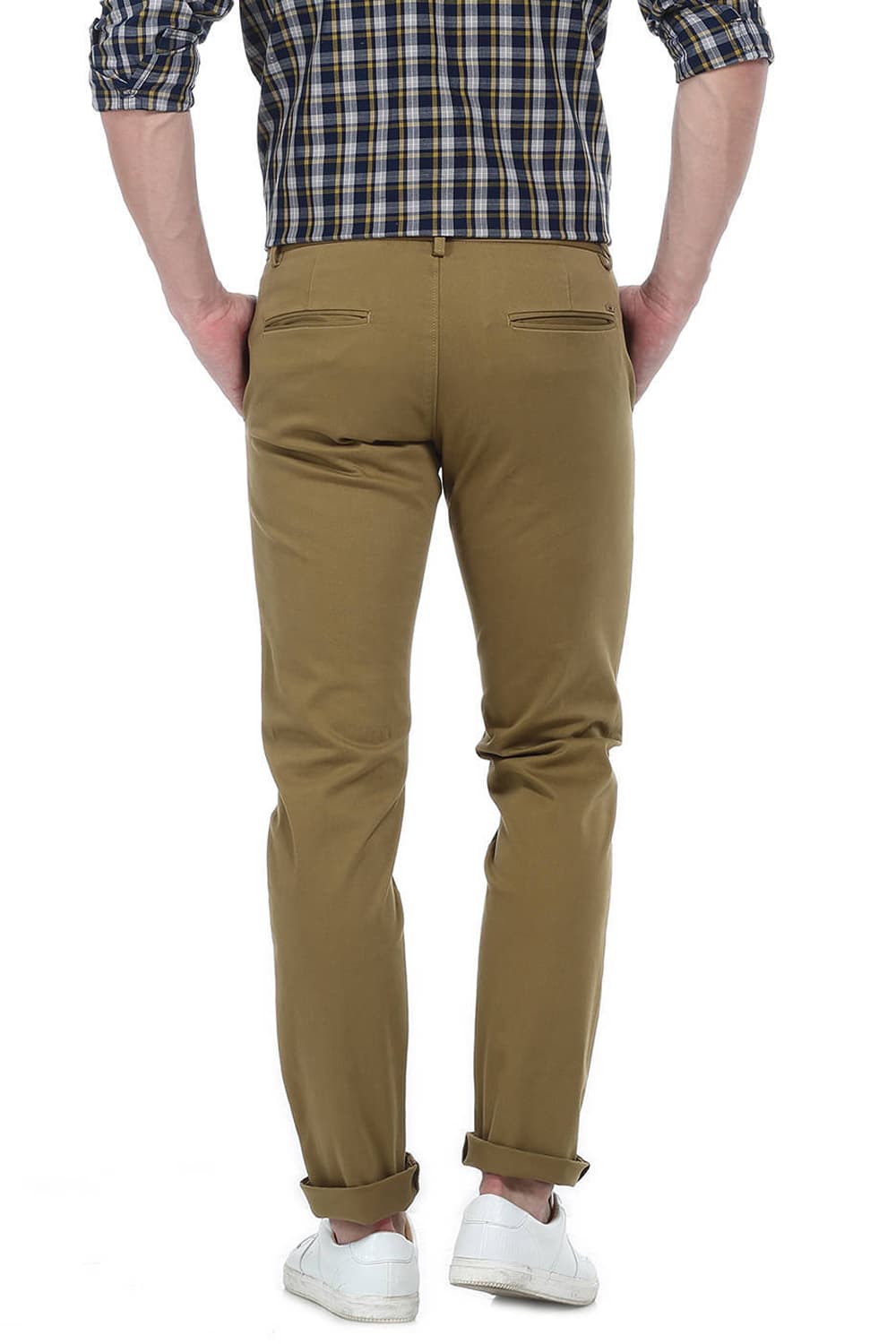 BASICS TAPERED FIT STRETCH TROUSER