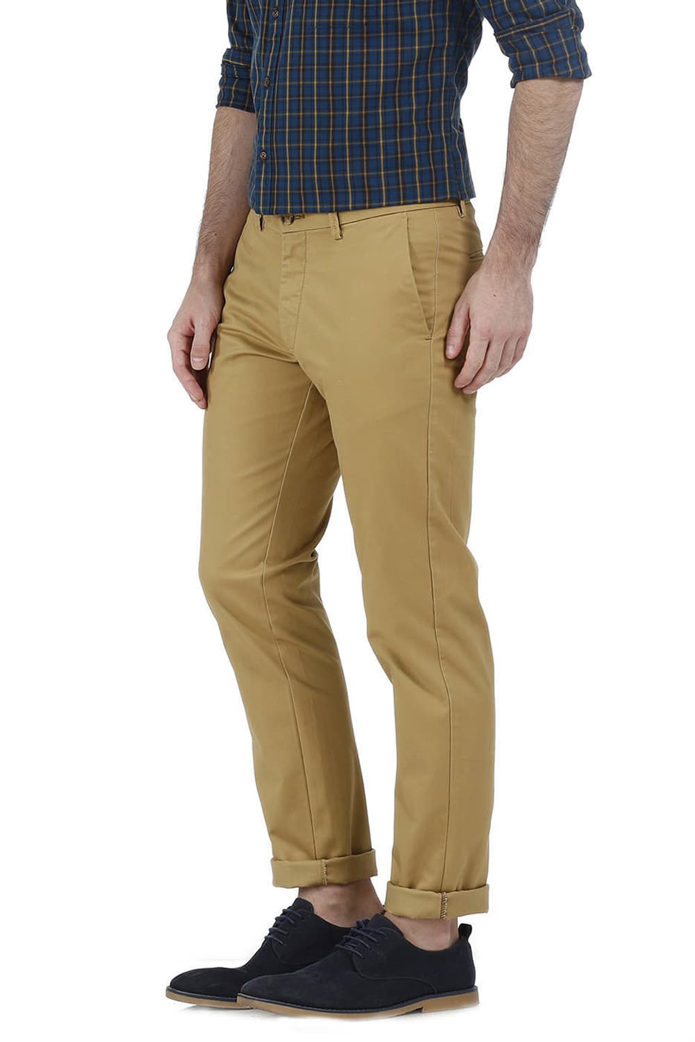 BASICS TAPERED FIT STRETCH TROUSER